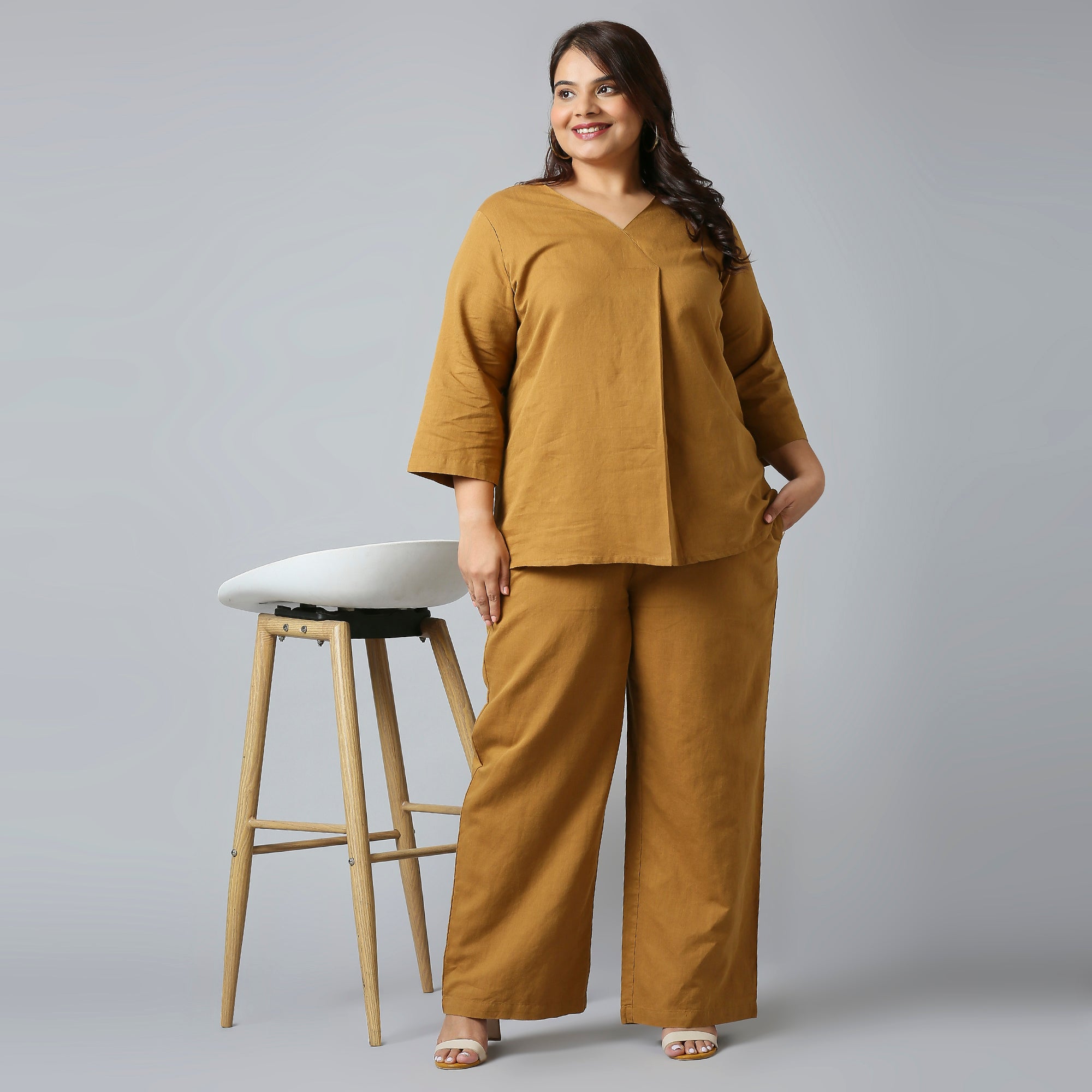 Plus Size Pant | 2XL - 8XL | Brown