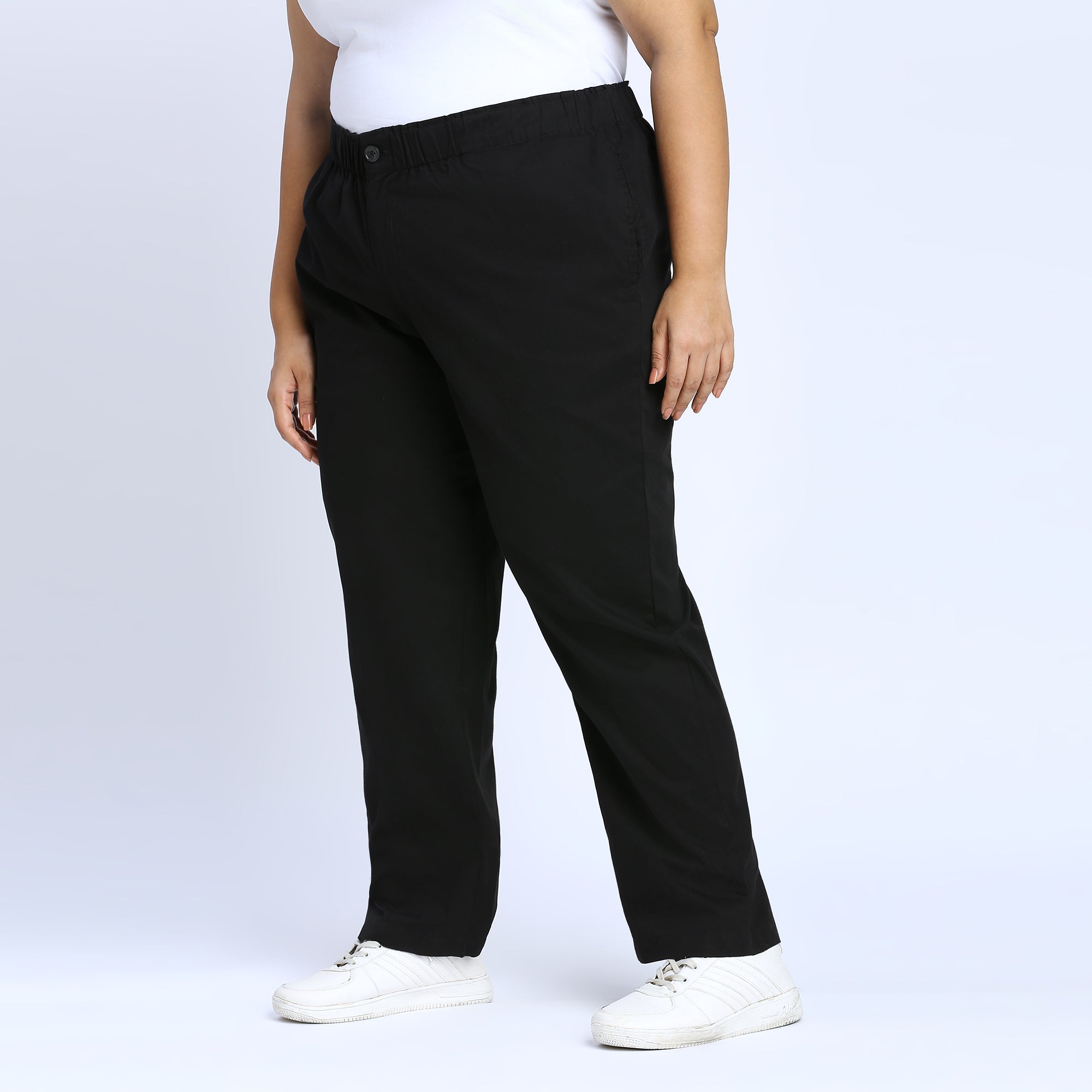 Plus Size Pant | 2XL - 8XL | 100% Cotton | Black