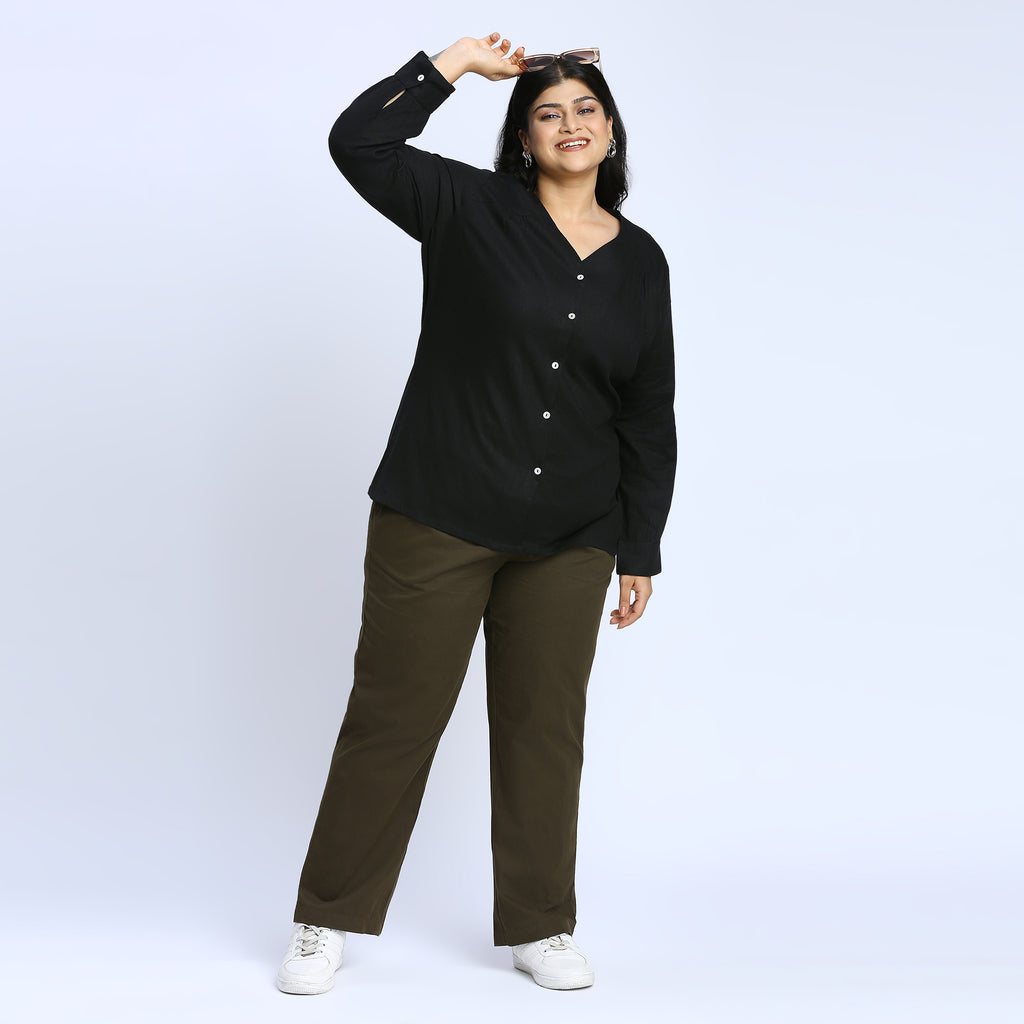 Plus Size Pant | 2XL - 8XL | 100% Cotton | Olive Green
