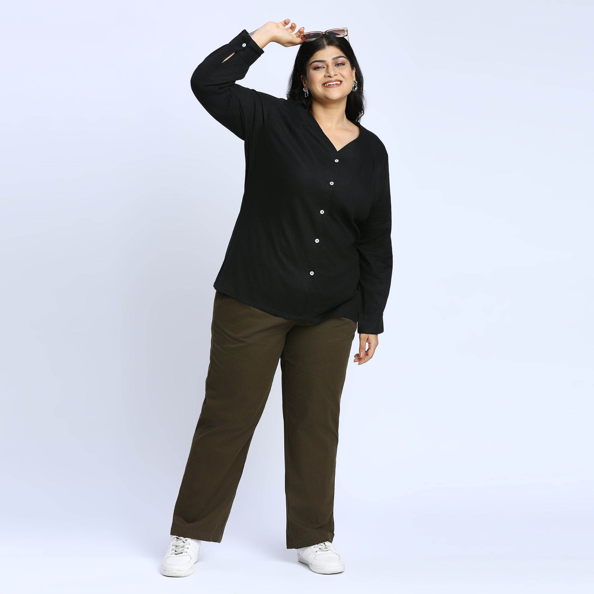 Plus Size Pant | 2XL - 8XL | 100% Cotton | Olive Green