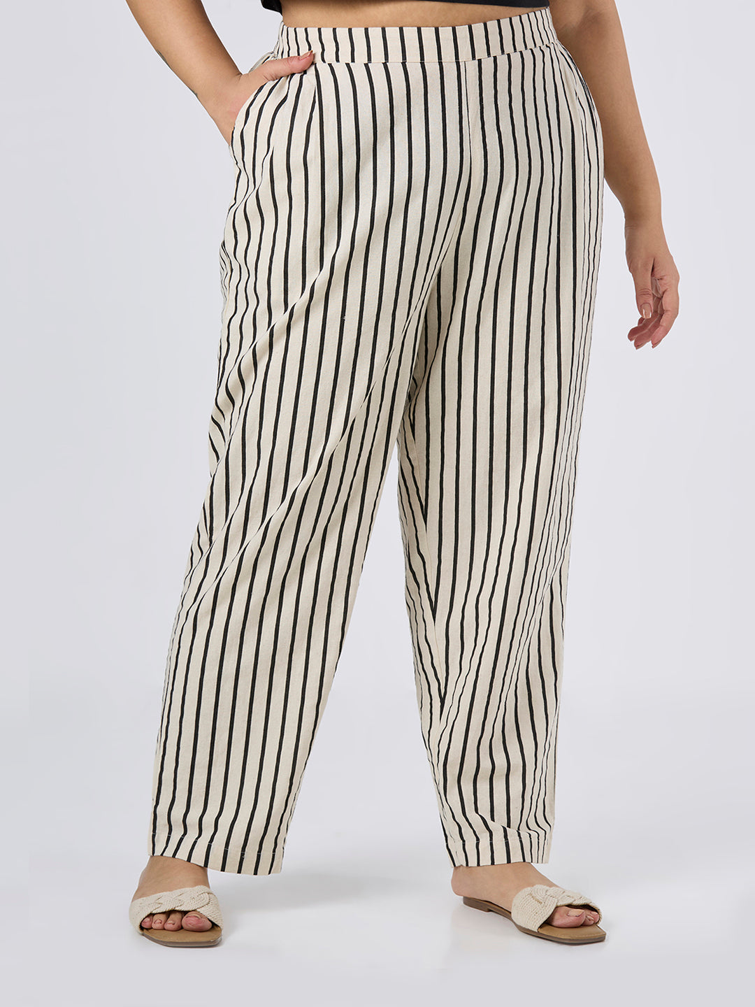 Plus Size Pant | 2XL - 8XL | 100% Cotton | Black