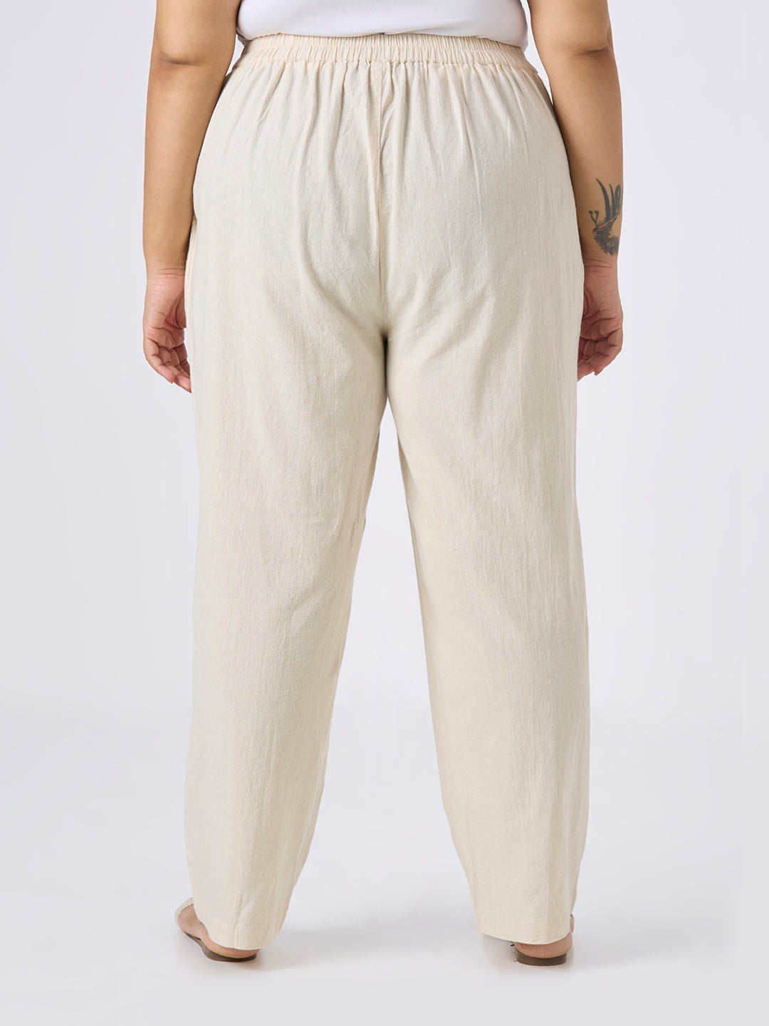 Plus Size Pant | 2XL - 8XL | 100% Cotton | Natural