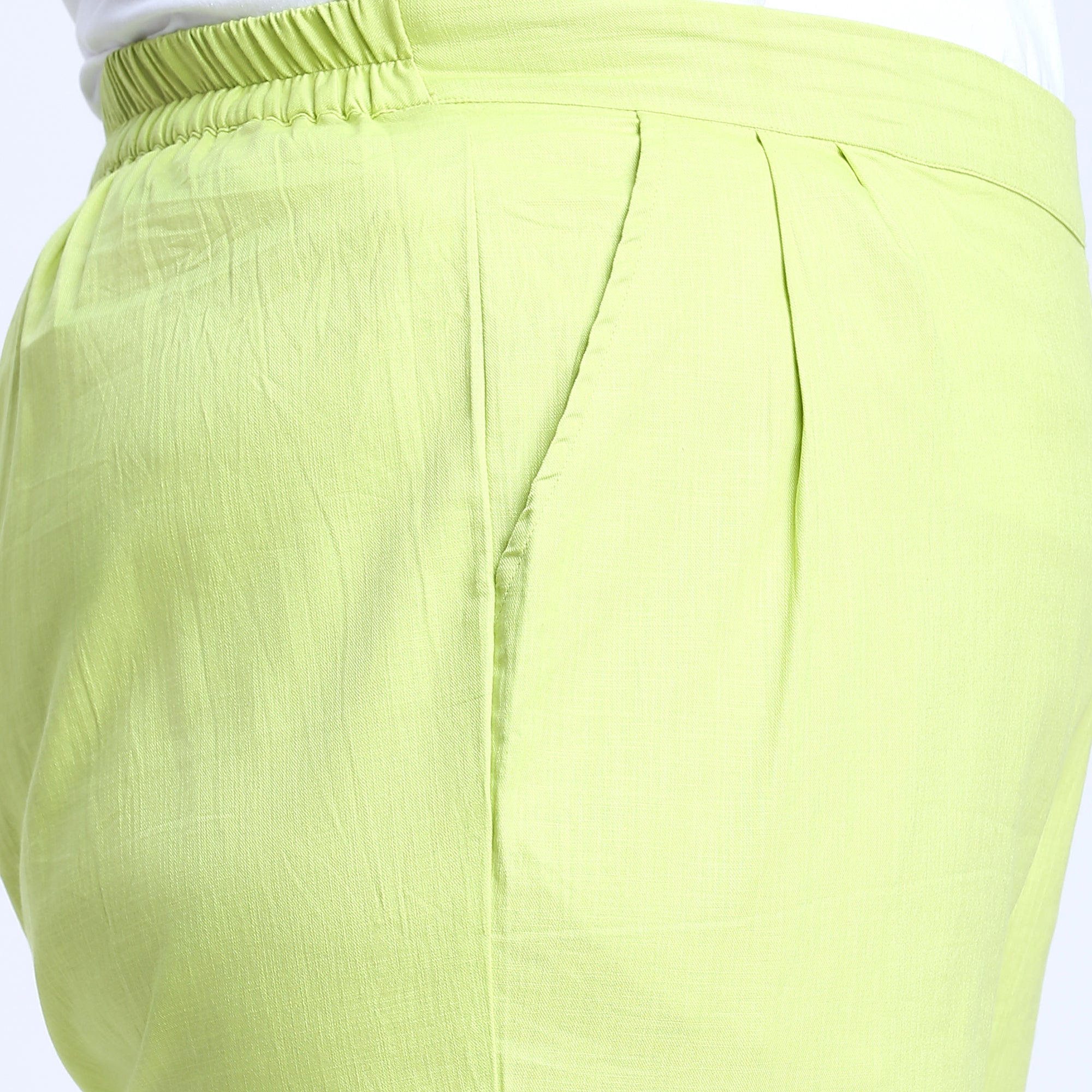 Plus Size Pant | 2XL - 8XL | 100% Cotton | Light Green
