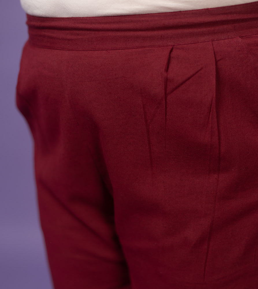 Plus Size Pant | 2XL - 8XL | 100% Cotton | Red