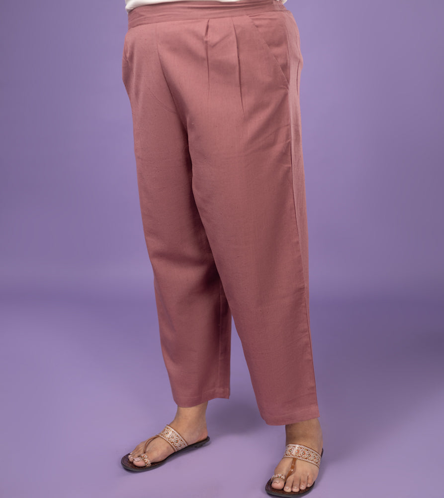 Plus Size Pant | 2XL - 8XL | 100% Cotton | Dusty Rose