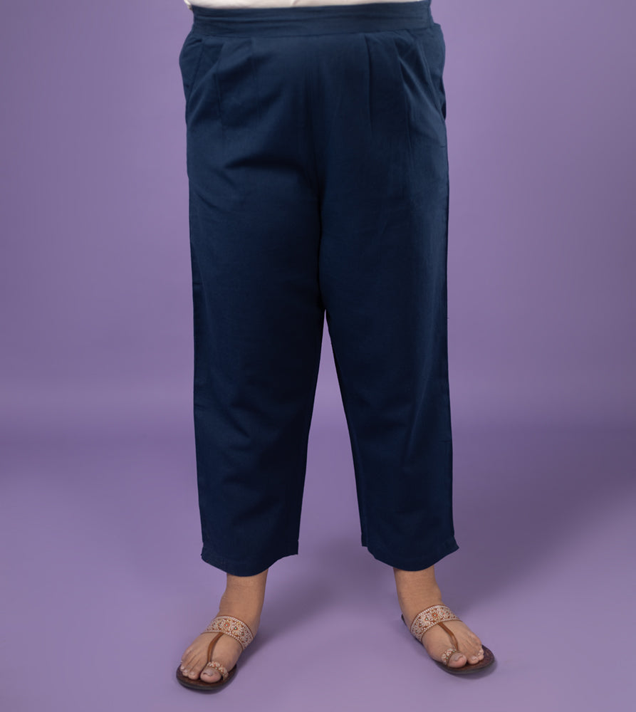 Plus Size Pant | 2XL - 8XL | 100% Cotton | Indigo