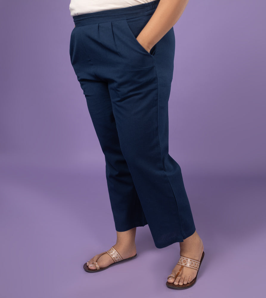 Plus Size Pant | 2XL - 8XL | 100% Cotton | Indigo