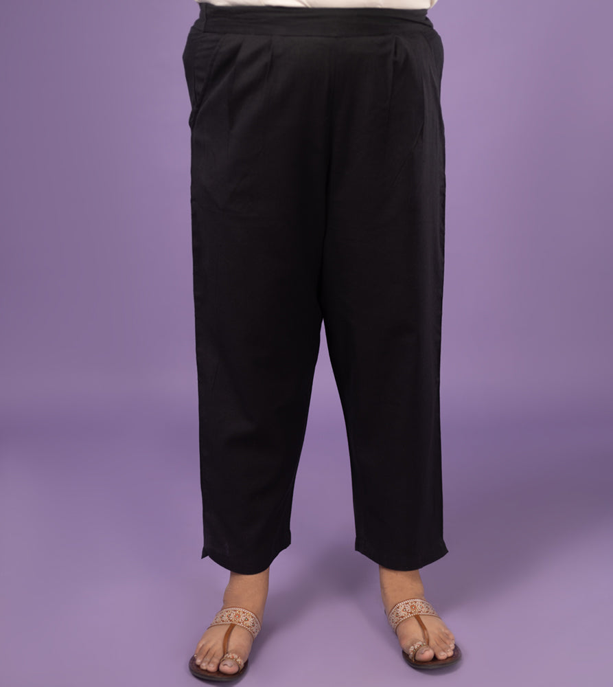Plus Size Pant | 2XL - 8XL | 100% Cotton | Black