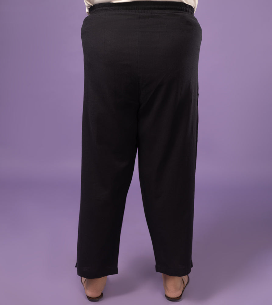 Plus Size Pant | 2XL - 8XL | 100% Cotton | Black