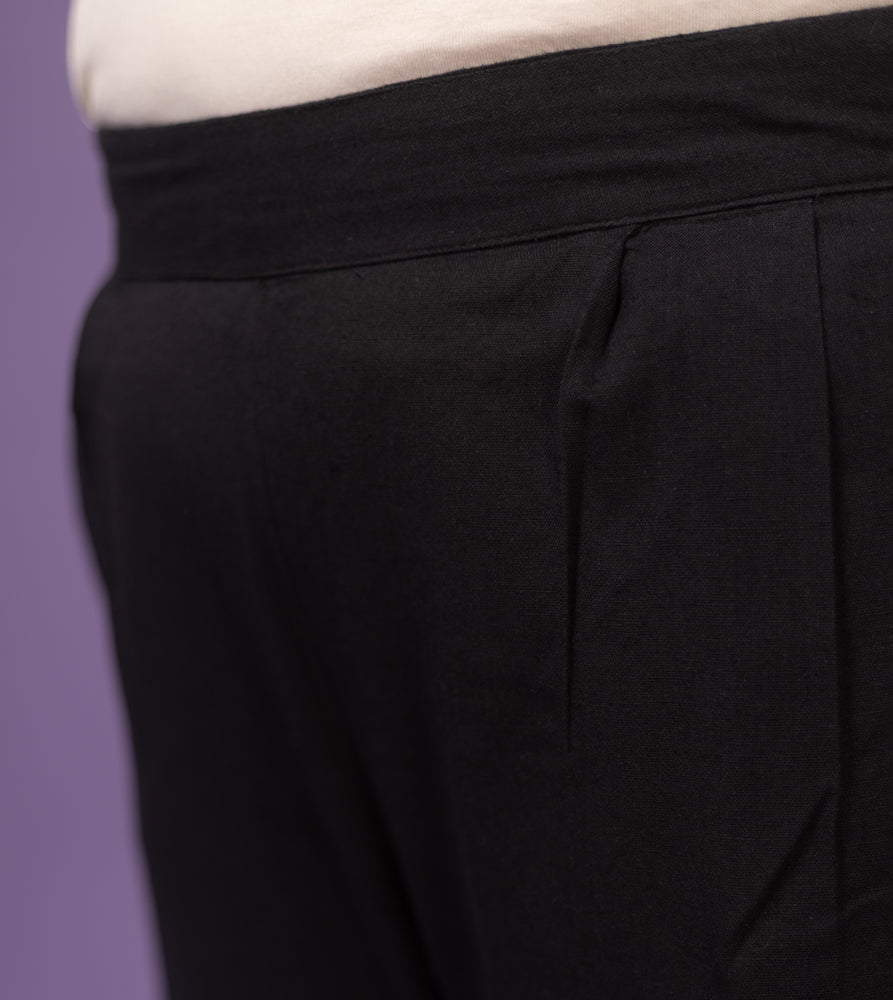 Plus Size Pant | 2XL - 8XL | 100% Cotton | Black