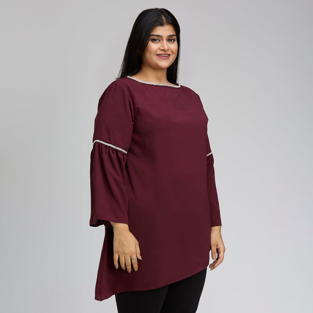 Plus Size Tunic | 2XL-8XL | Wine