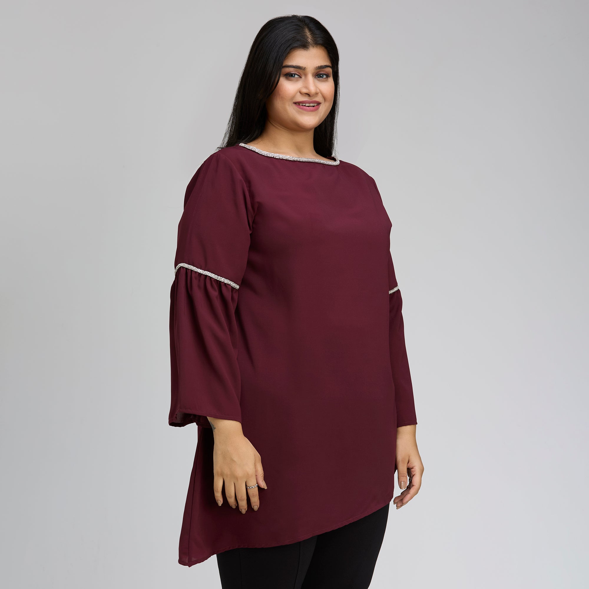 Plus Size Tunic | 2XL-8XL | Wine