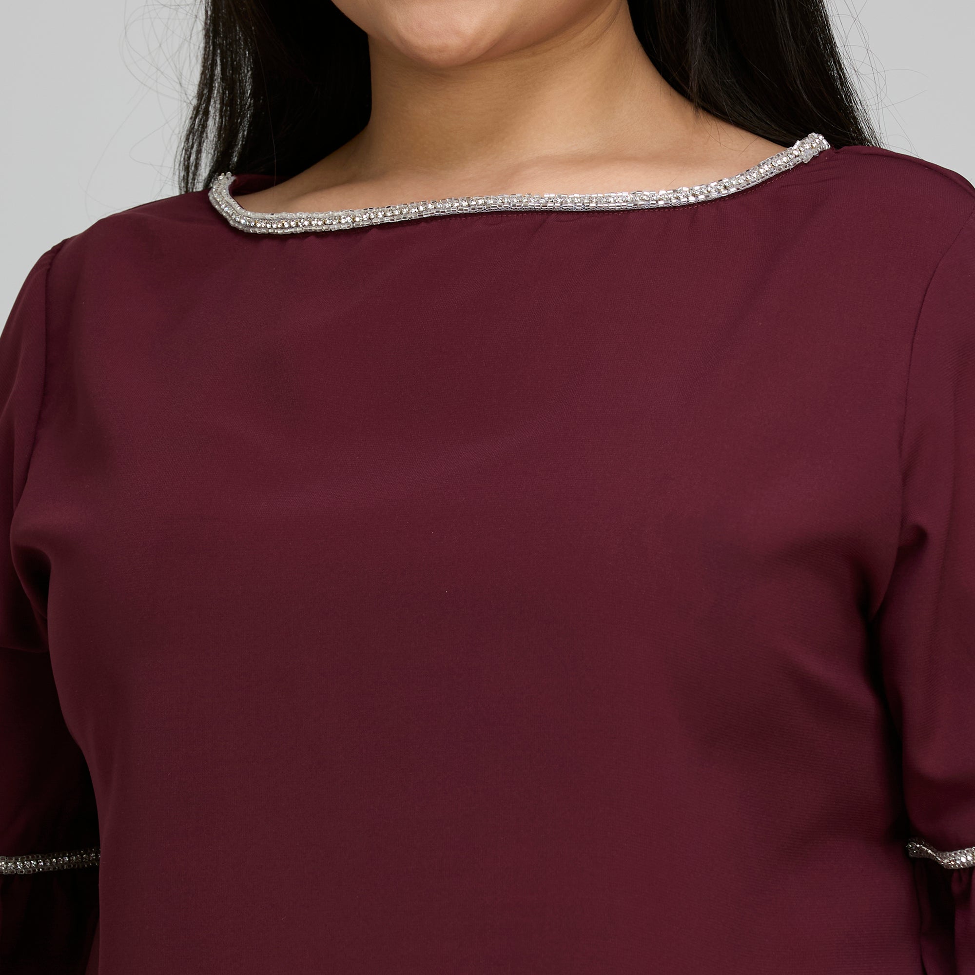 Plus Size Tunic | 2XL-8XL | Wine