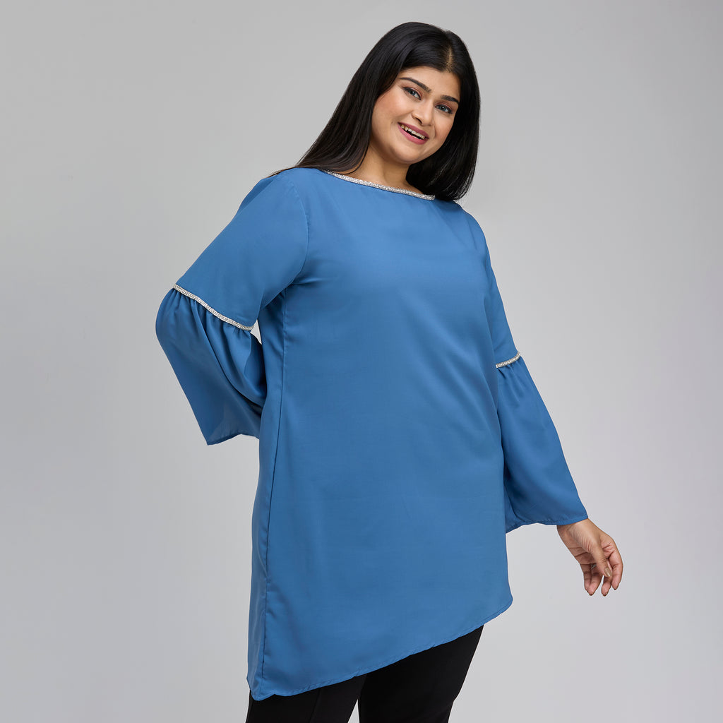 Plus Size Tunic | 2XL-8XL | Blue