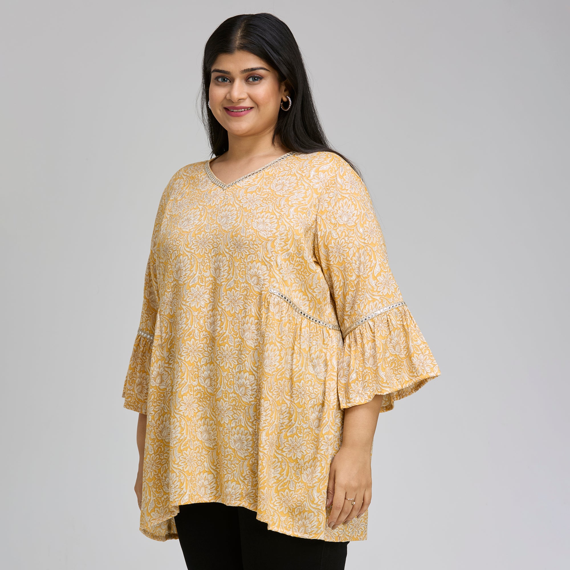 Plus Size Tunic | 2XL-8XL | Mustard