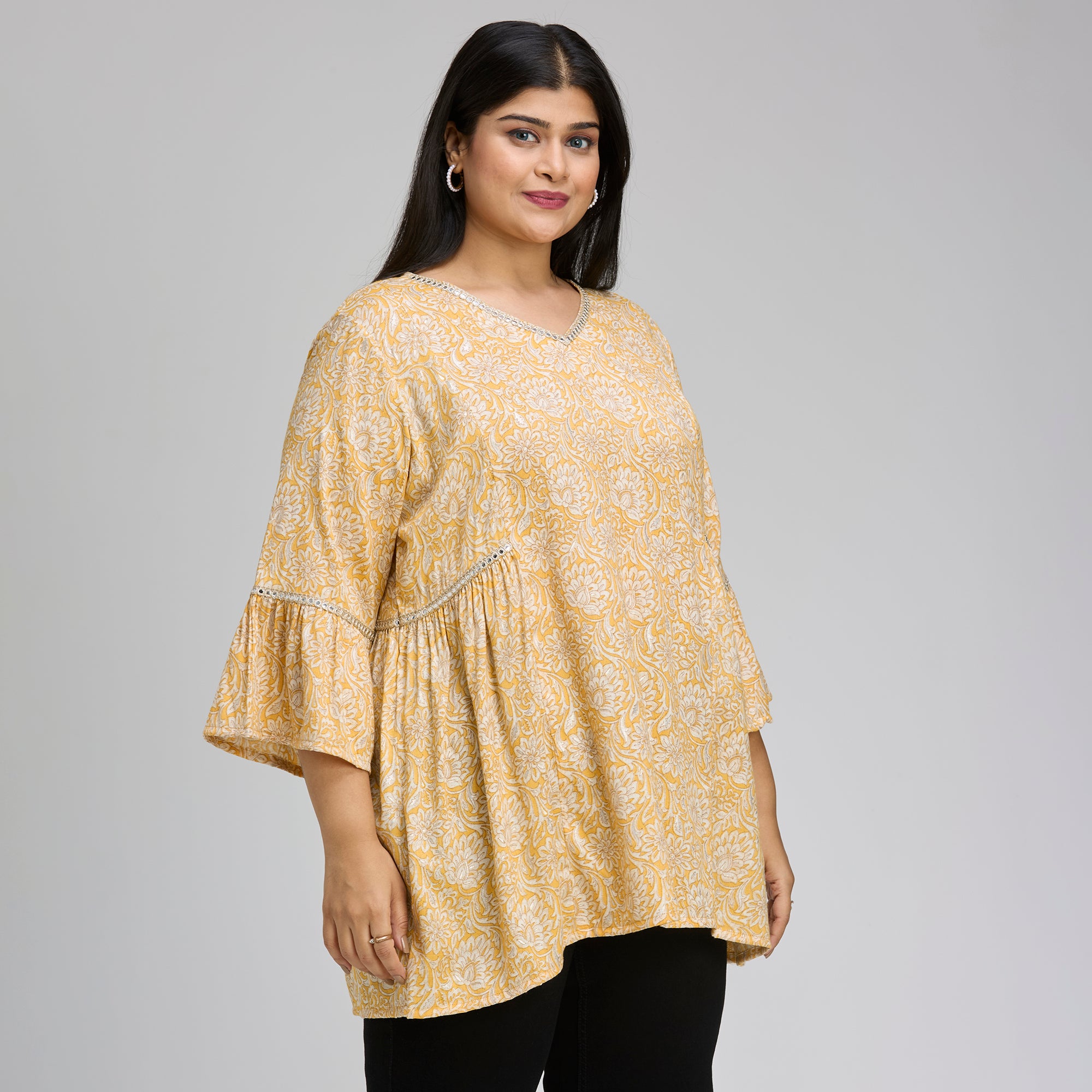 Plus Size Tunic | 2XL-8XL | Mustard