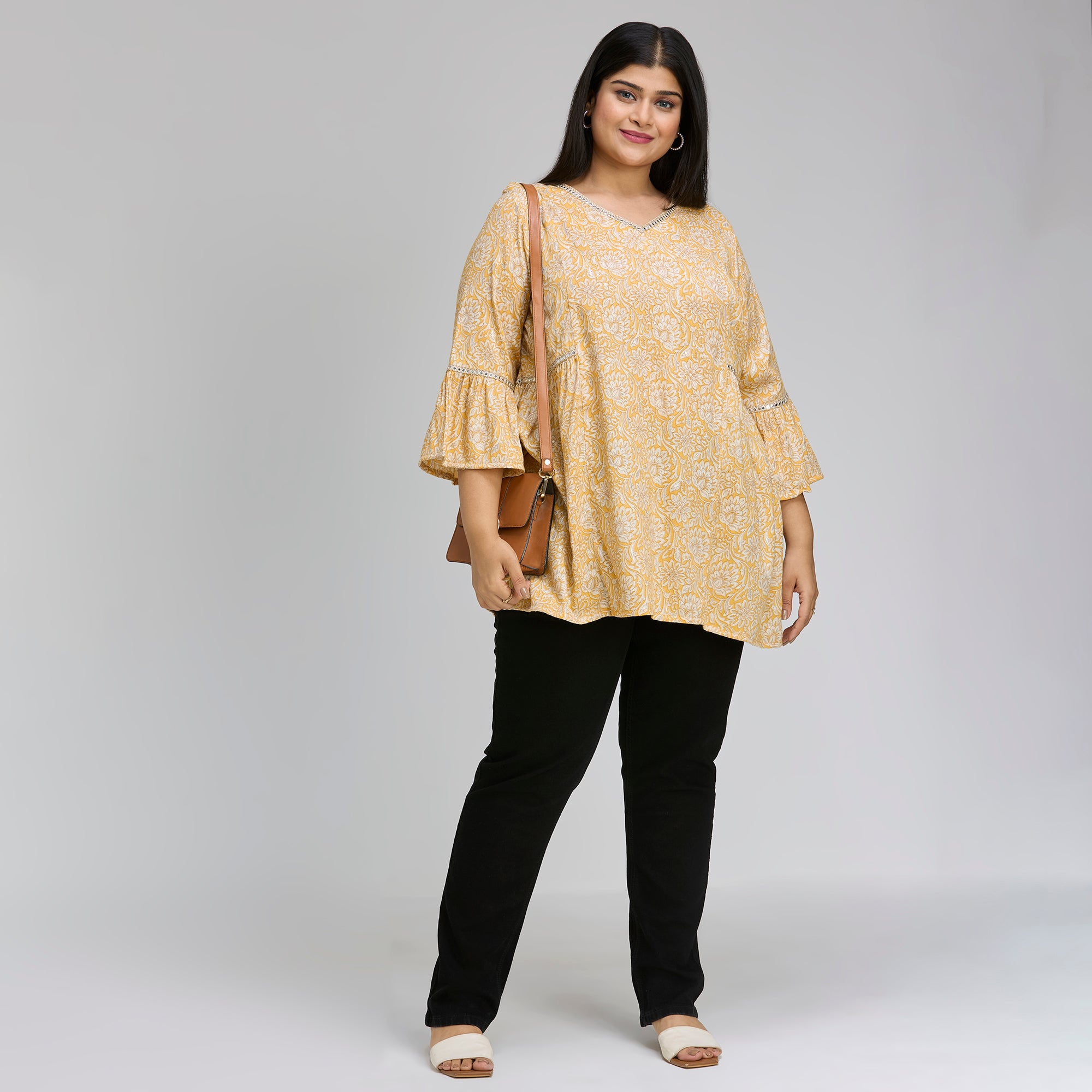 Plus Size Tunic | 2XL-8XL | Mustard