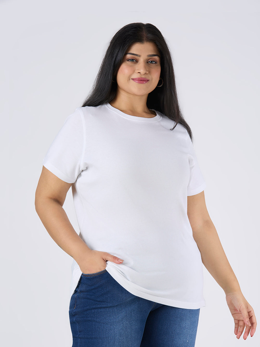 Plus Size Core T-shirt | 2XL-8XL | 100% Cotton | White