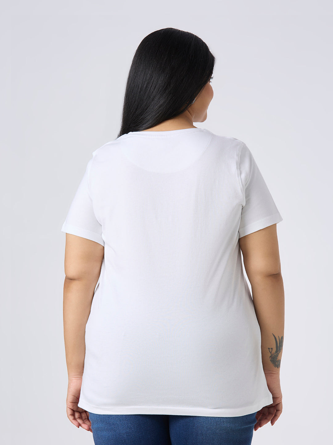 Plus Size Core T-shirt | 2XL-8XL | 100% Cotton | White