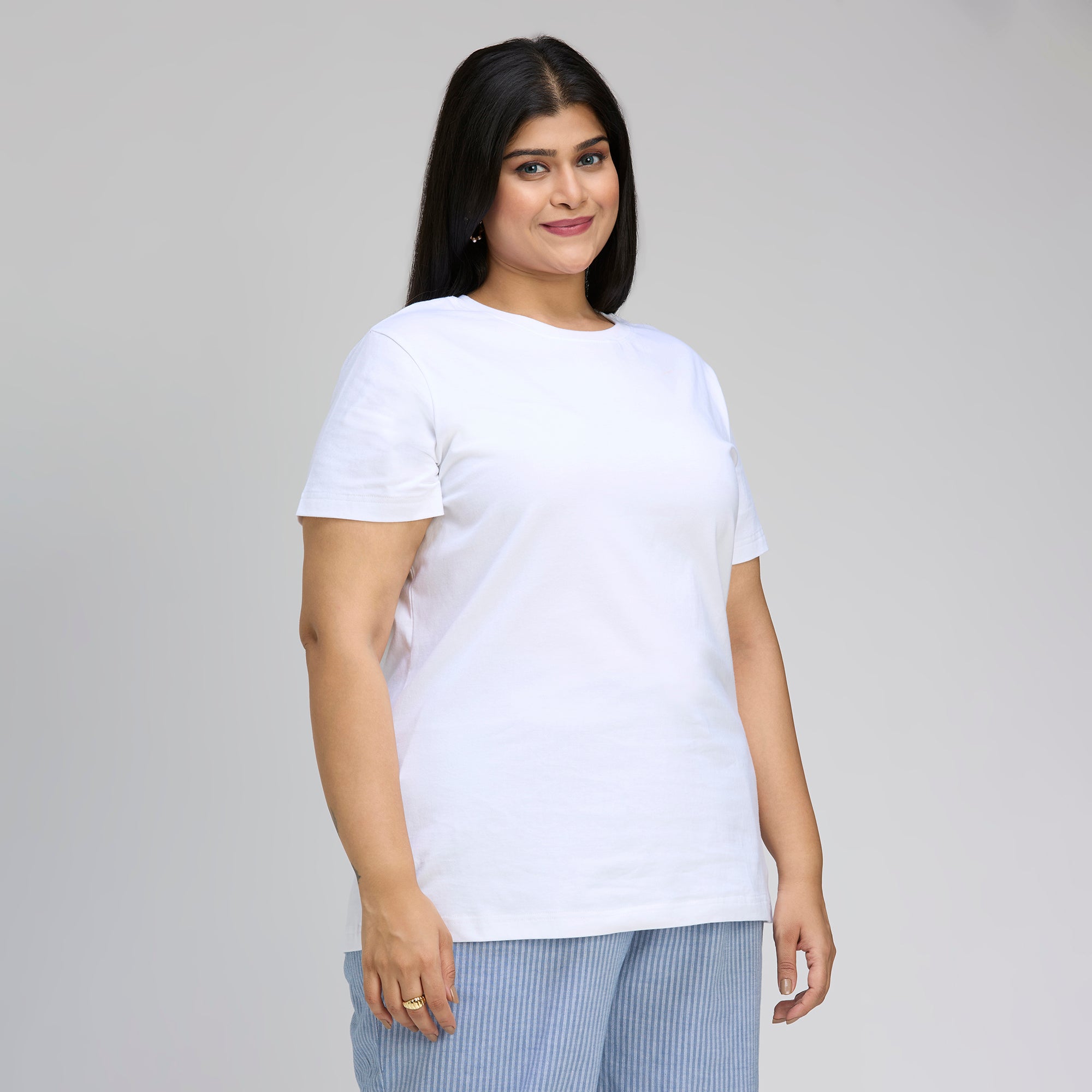 Plus Size Core T-shirt | 2XL-8XL | 100% Cotton | White