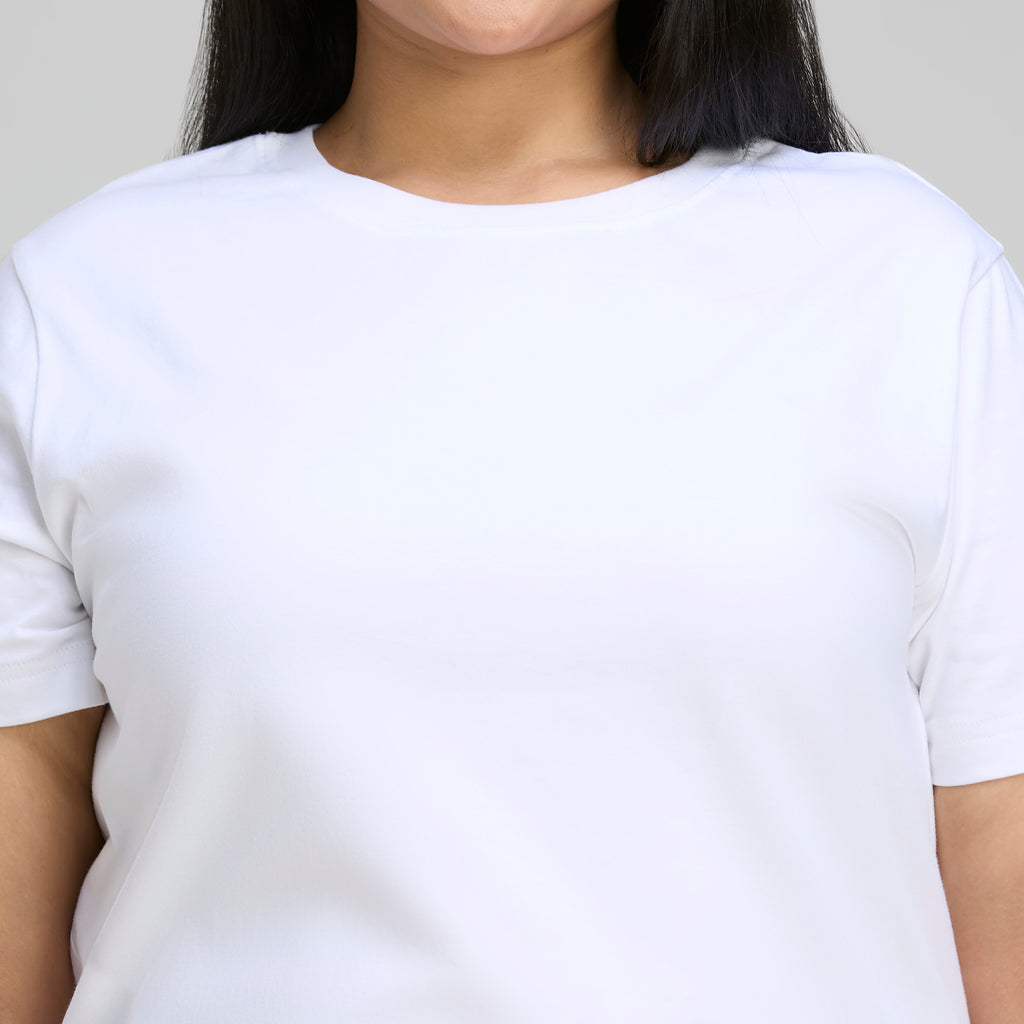 Plus Size Core T-shirt | 2XL-8XL | 100% Cotton | White