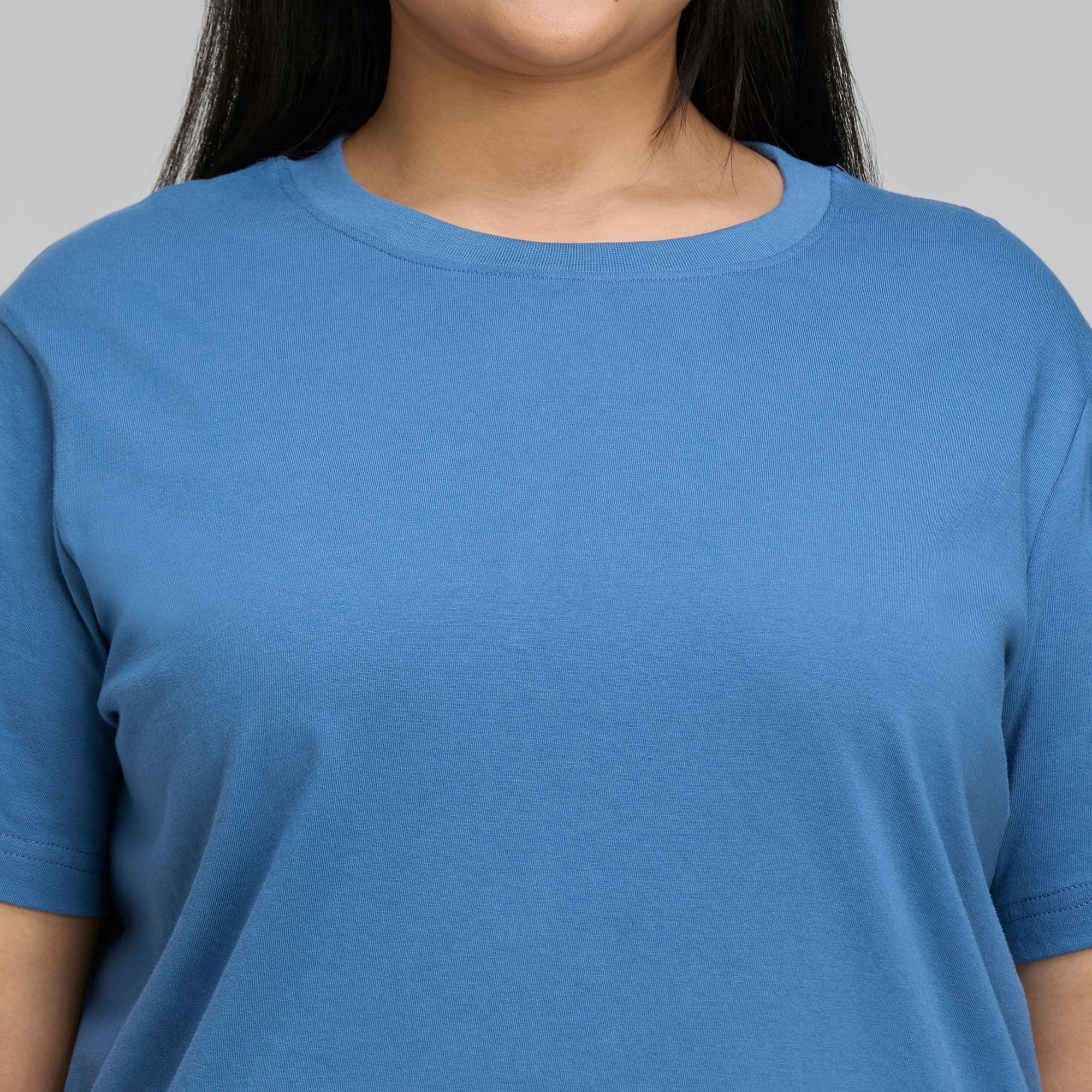 Plus Size Core T-shirt | 2XL-8XL | 100% Cotton | Air Force Blue