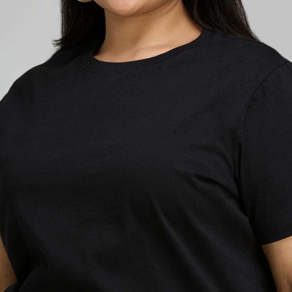 Plus Size Core T-shirt | 2XL-8XL | 100% Cotton | Black