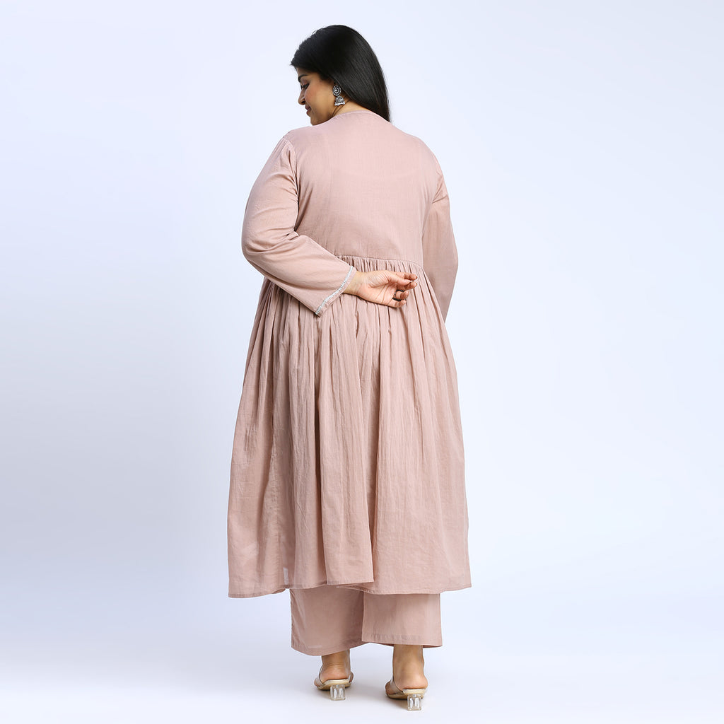 Plus Size Skd | 2XL - 8XL | 100% Cotton | Dusty Rose
