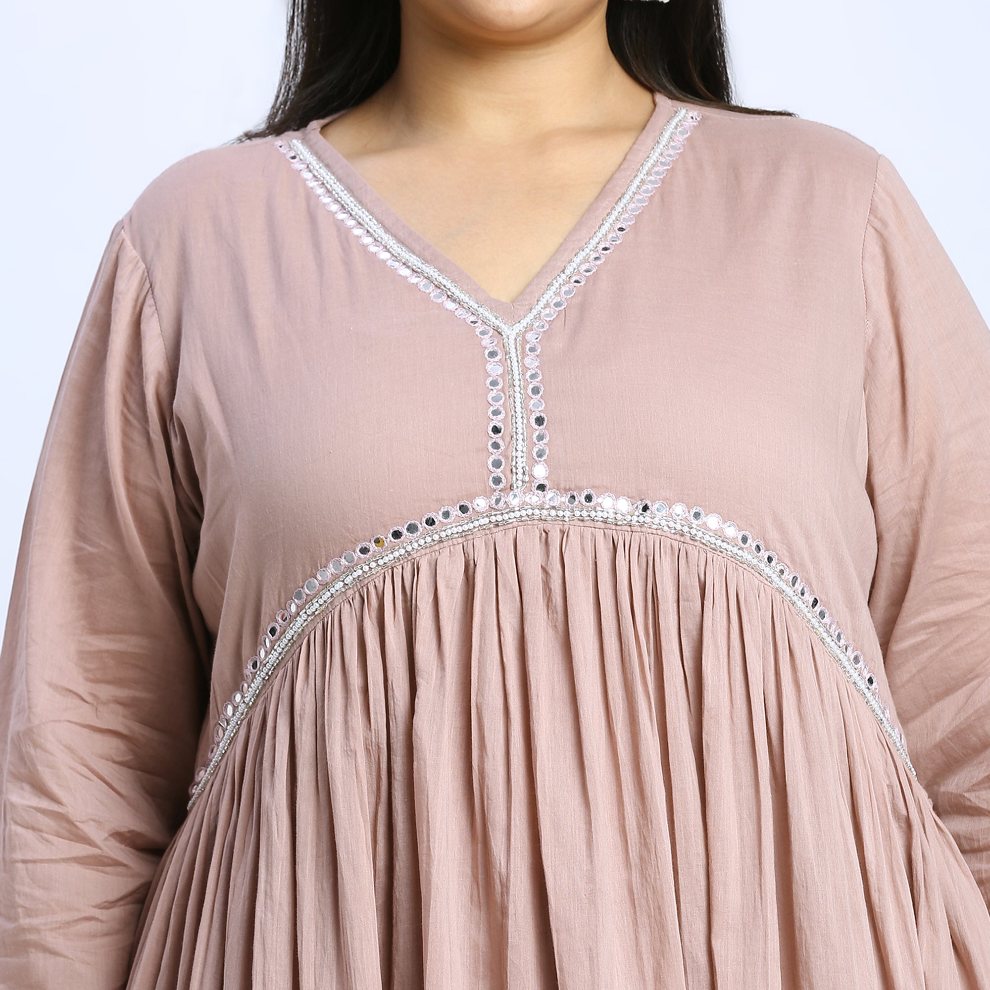 Plus Size Skd | 2XL - 8XL | 100% Cotton | Dusty Rose