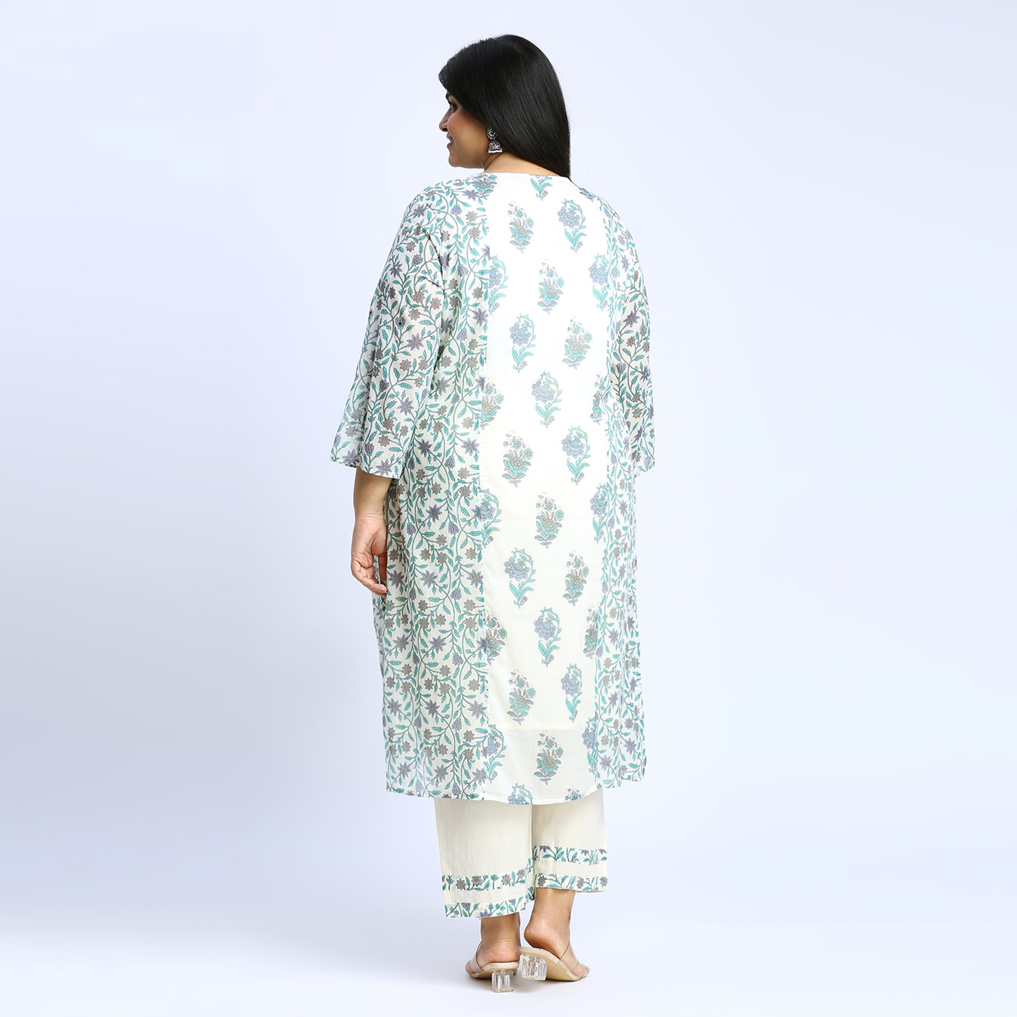 Plus Size Skd | 2XL - 8XL | 100% Cotton | Off White