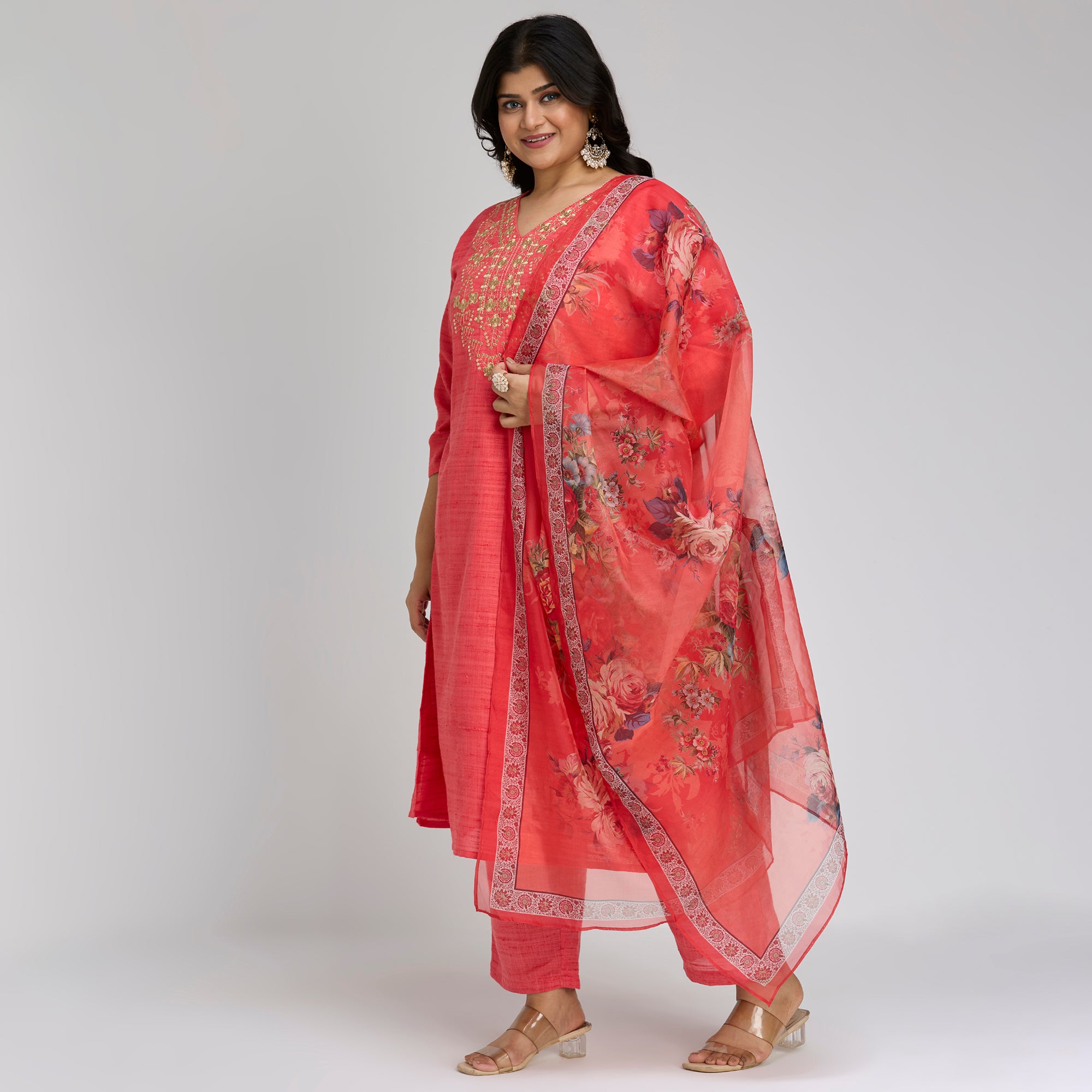 Plus Size Skd | 2XL-8XL | 100% Cotton | Pink