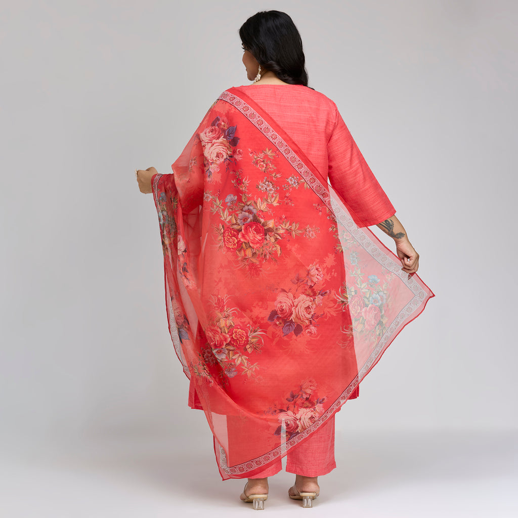 Plus Size Skd | 2XL-8XL | 100% Cotton | Pink