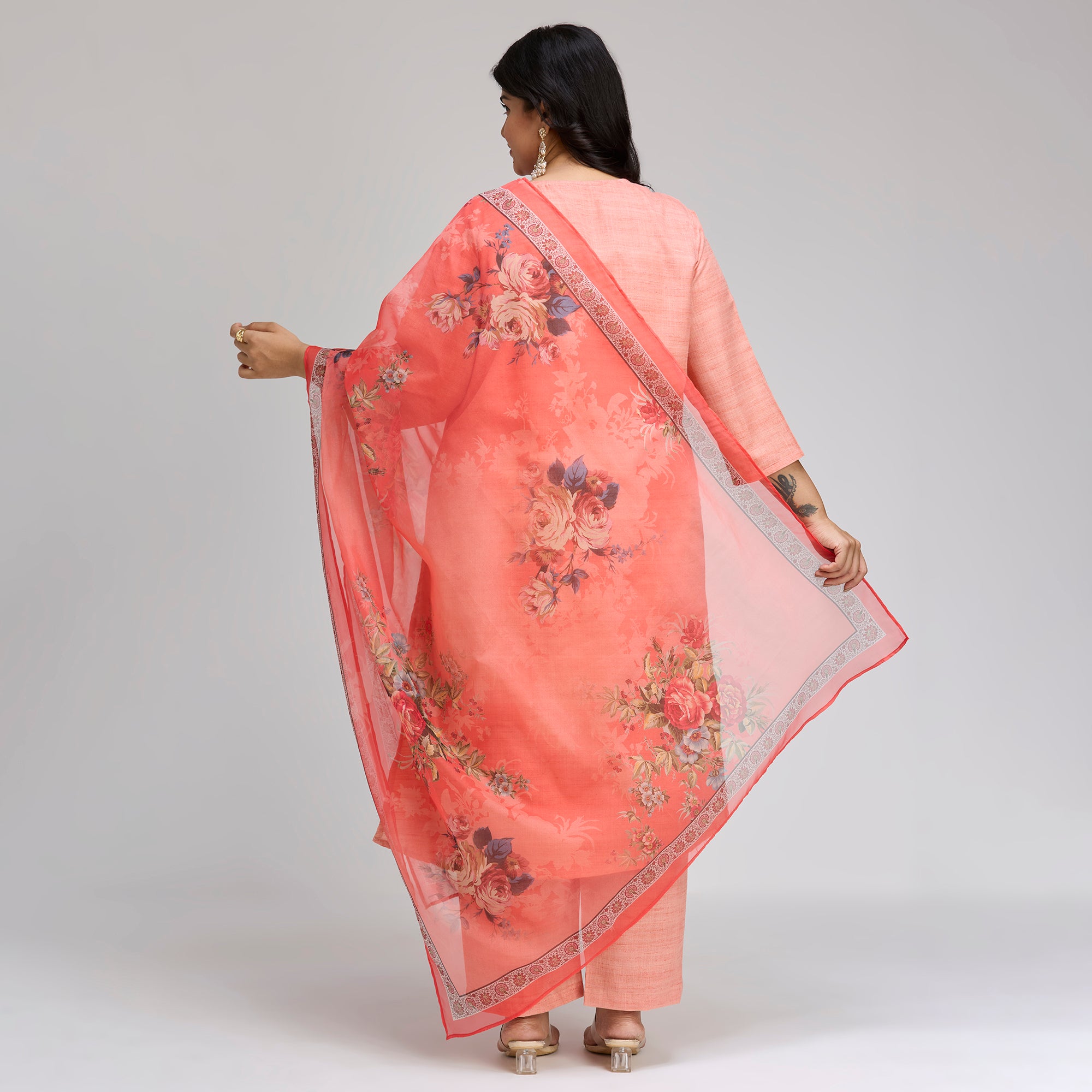 Plus Size Skd | 2XL-8XL | 100% Cotton | Coral