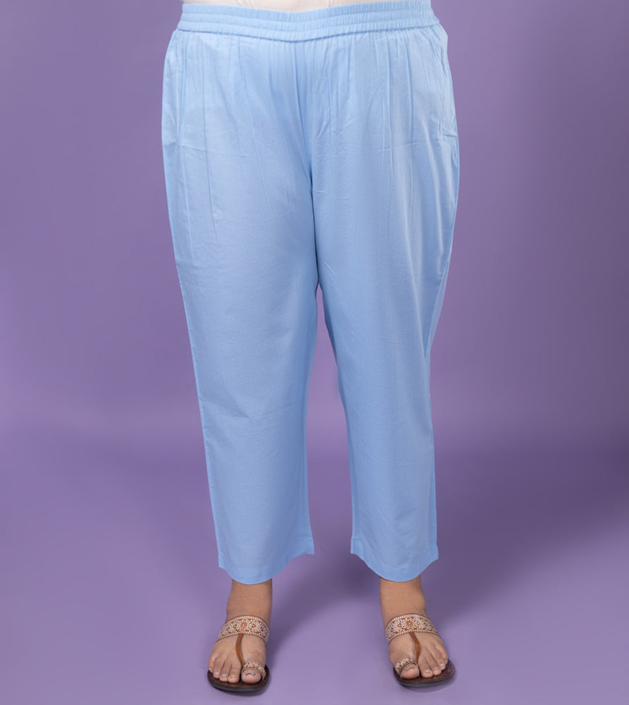 Plus Size Skd | XL - 7XL | 100% Cotton | Light Blue