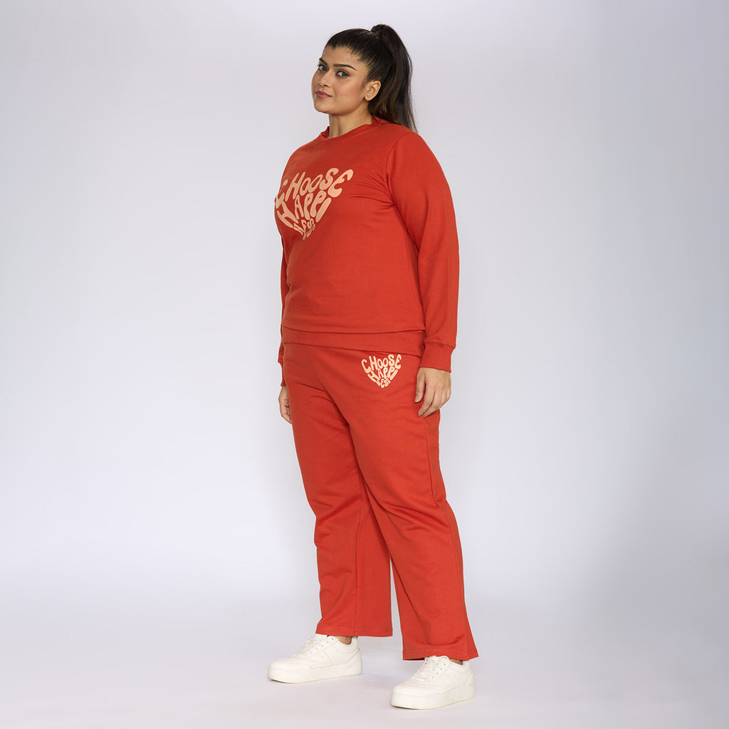 Plus Size Sweatshirt | 2XL - 8XL | 100% Cotton | Rust