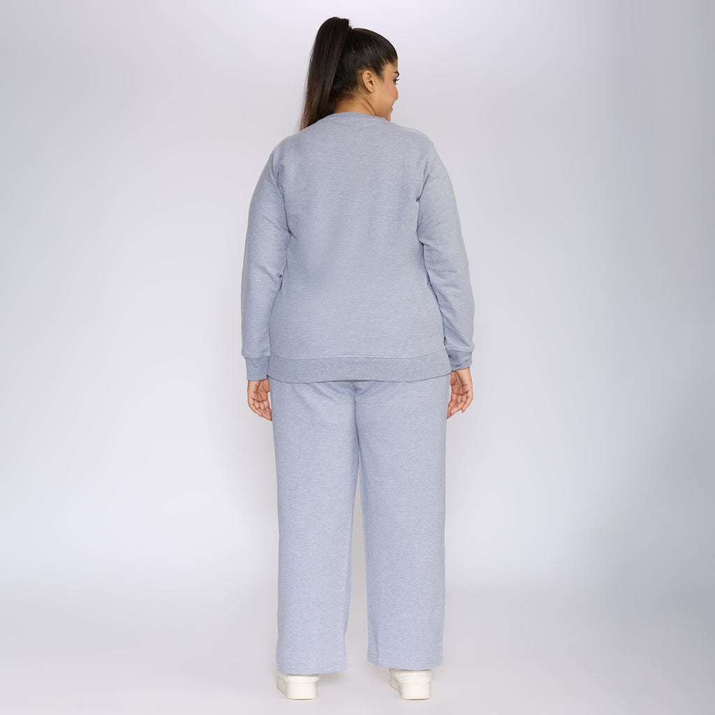 Plus Size Sweatshirt | 2XL - 8XL | Grey Melange