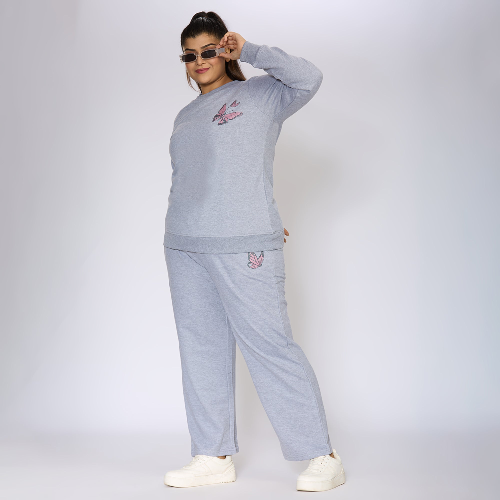Plus Size Sweatshirt | 2XL - 8XL | Grey Melange