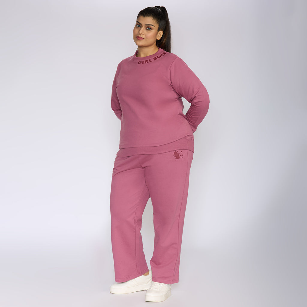 Plus Size Sweatshirt | 2XL - 8XL | 100% Cotton | Onion Pink