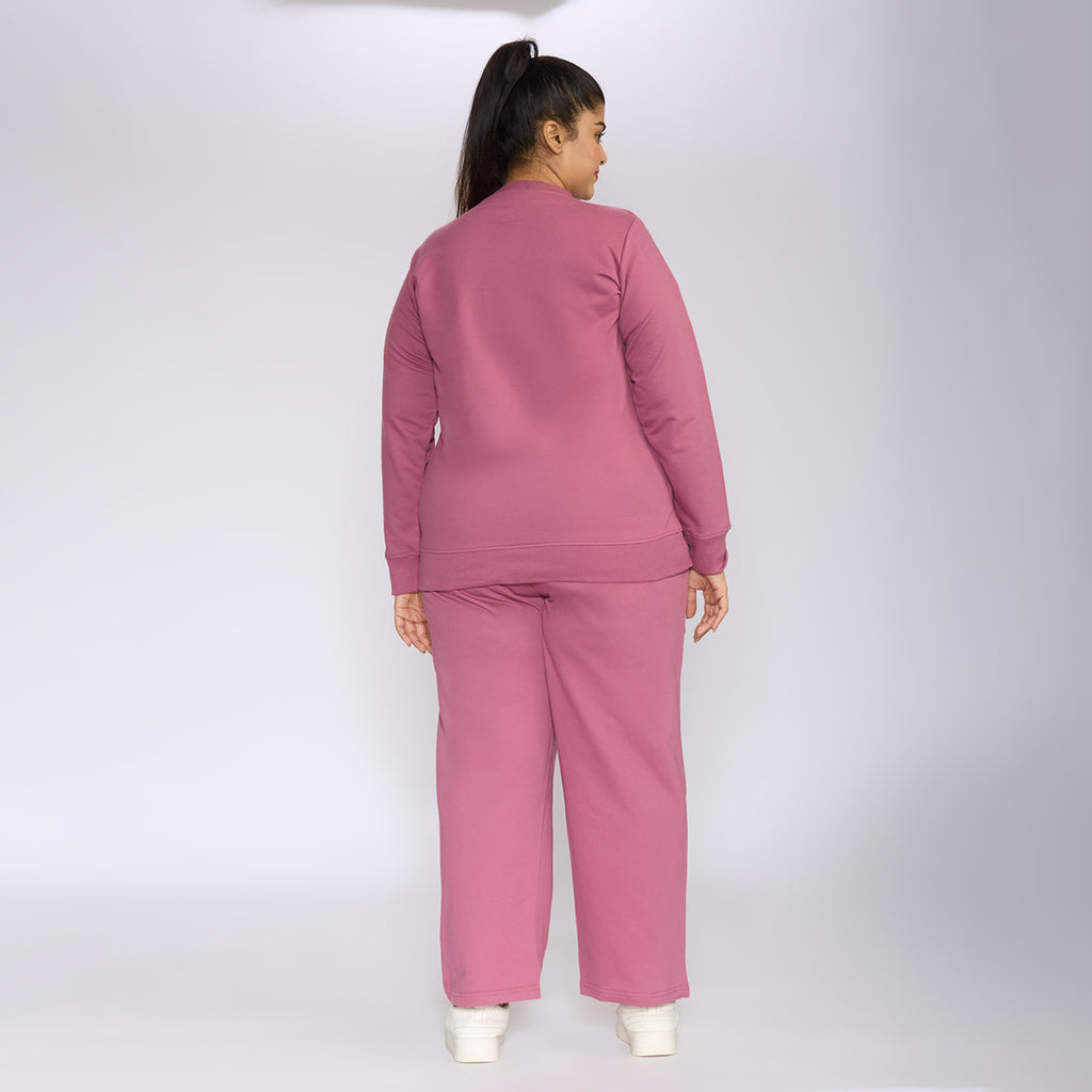 Plus Size Sweatshirt | 2XL - 8XL | 100% Cotton | Onion Pink