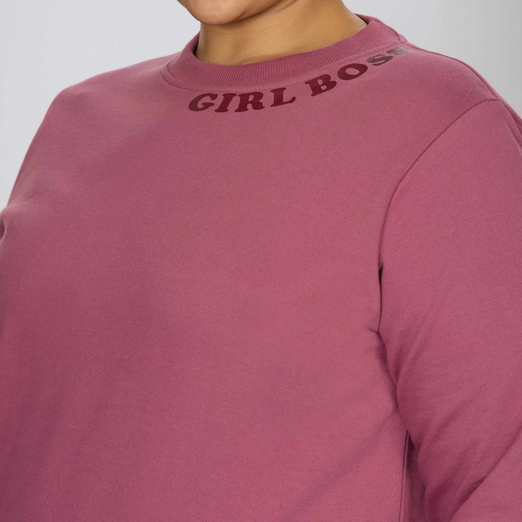 Plus Size Sweatshirt | 2XL - 8XL | 100% Cotton | Onion Pink