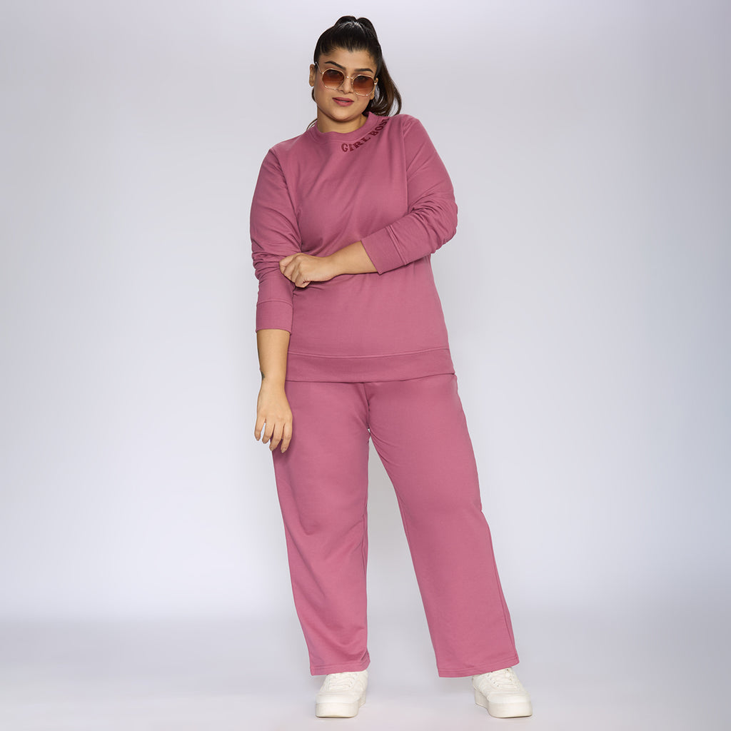 Plus Size Sweatshirt | 2XL - 8XL | 100% Cotton | Onion Pink
