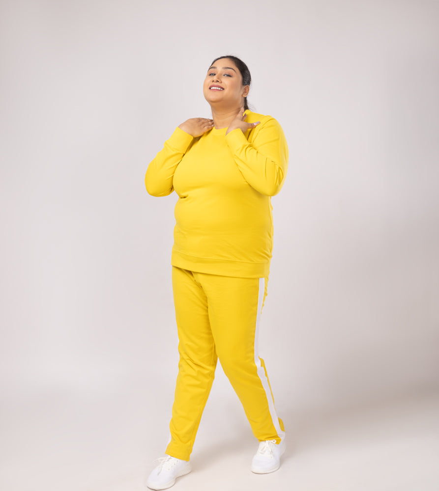 Plus Size Sweatshirt | 2XL - 8XL | Mustard Yellow