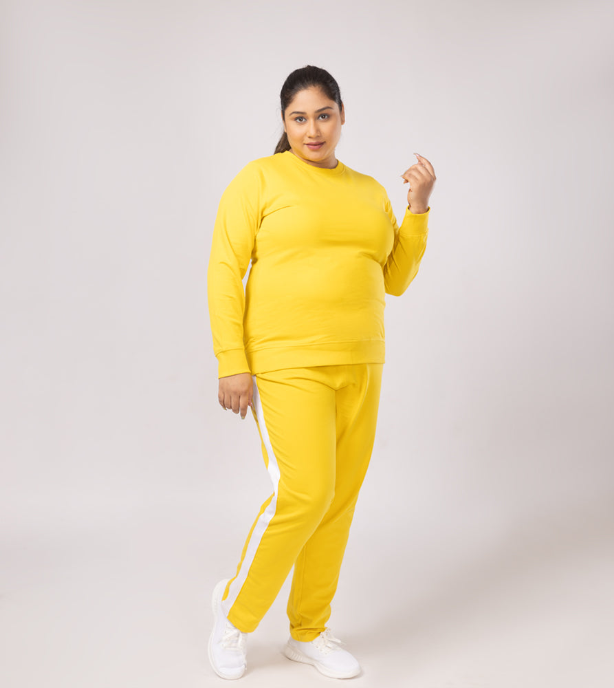 Plus Size Sweatshirt | 2XL - 8XL | Mustard Yellow