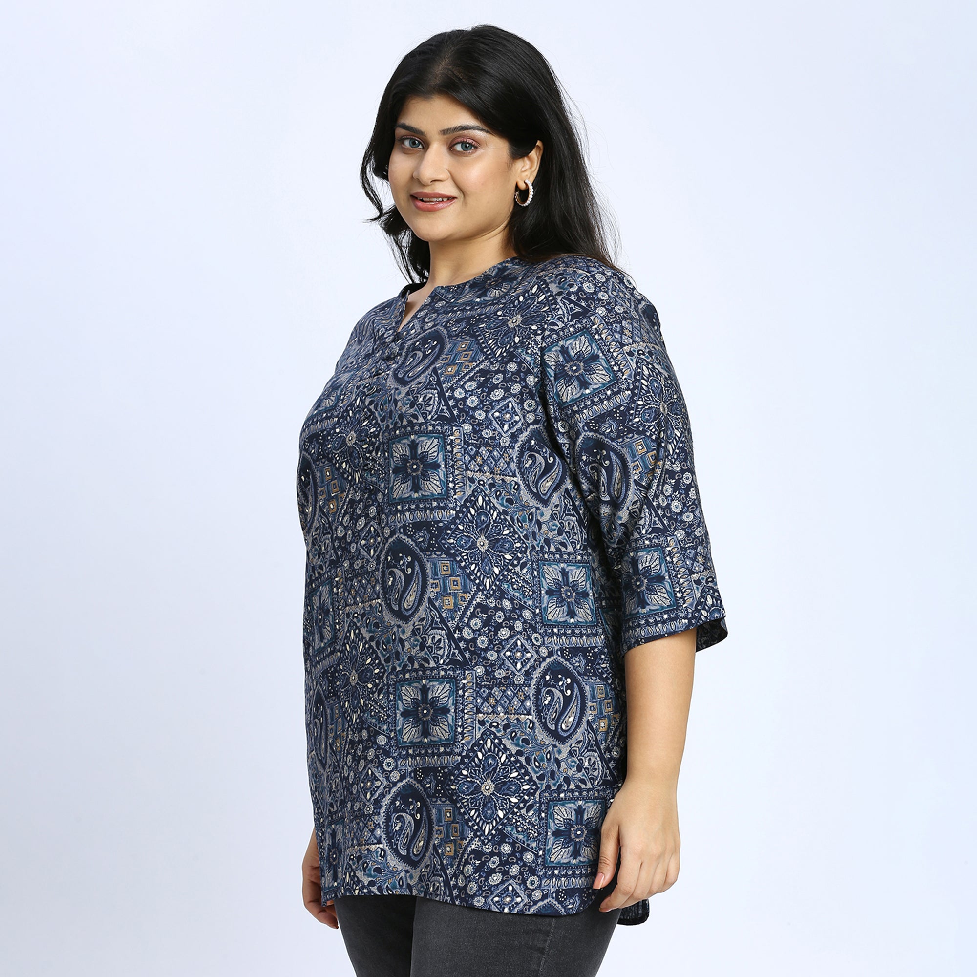 Plus Size Tunic | 2XL - 8XL | Blue