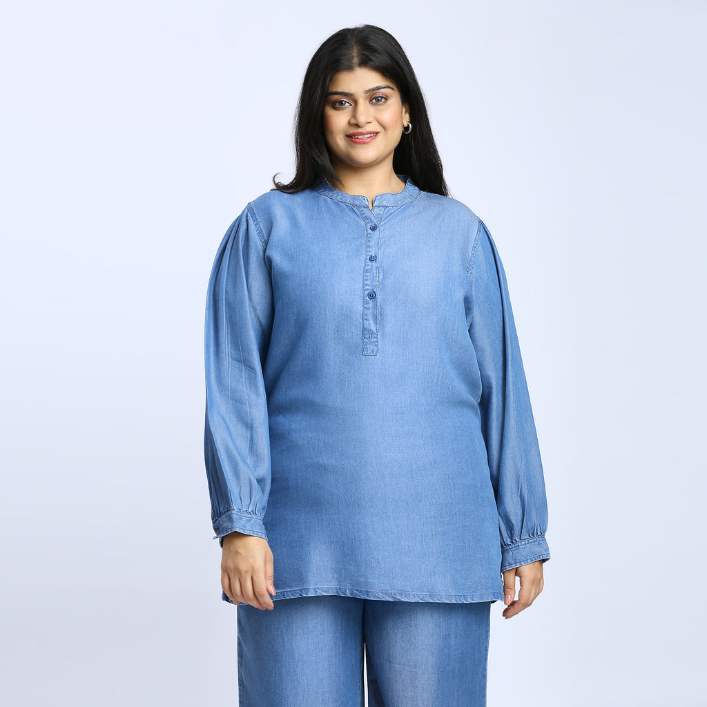 Plus Size Tunic | 2XL - 8XL | Blue