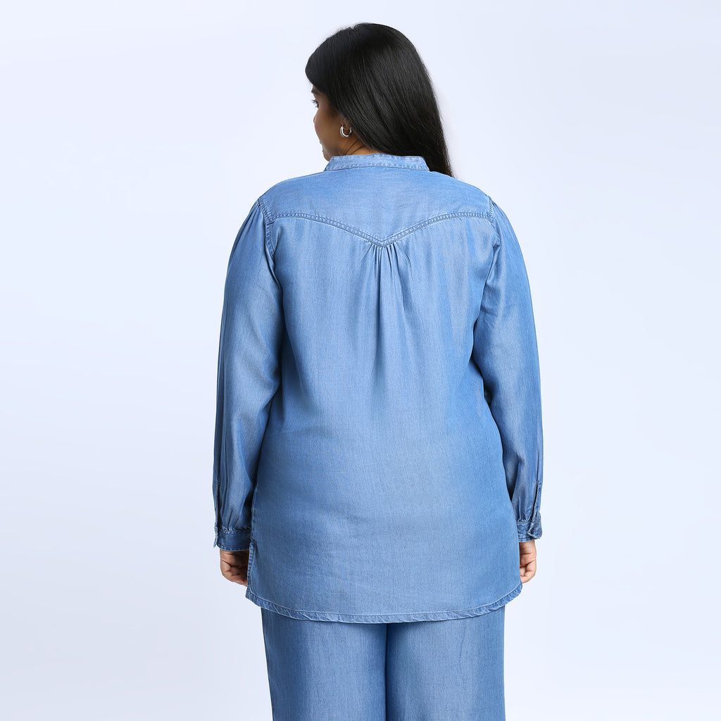Plus Size Tunic | 2XL - 8XL | Blue