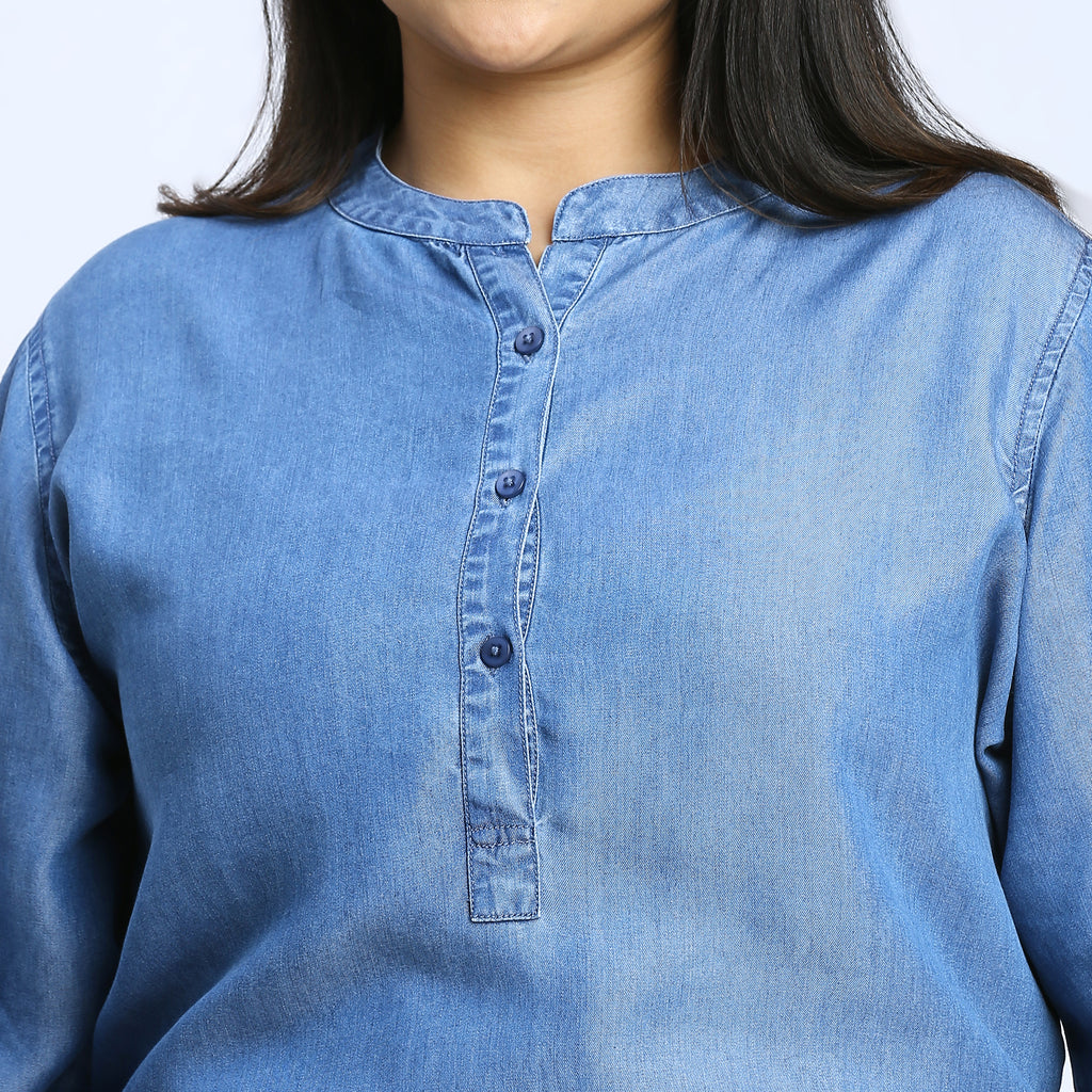 Plus Size Tunic | 2XL - 8XL | Blue