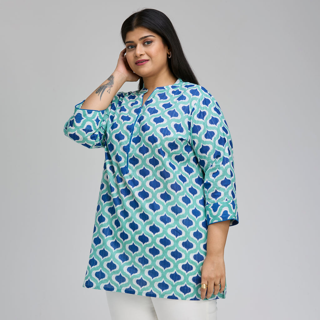 Plus Size Tunic | 2XL-8XL | Blue