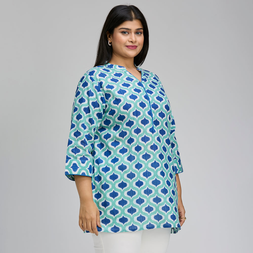 Plus Size Tunic | 2XL-8XL | Blue