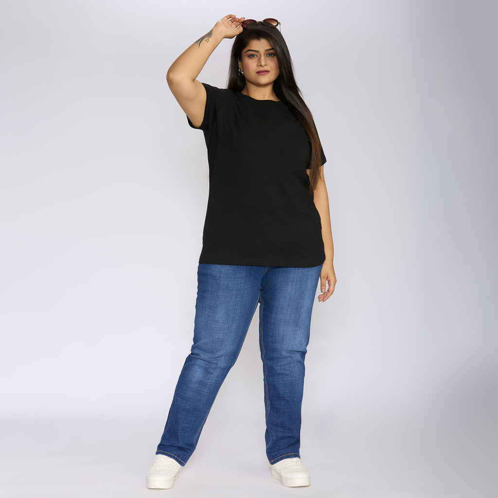 Plus Size Core T-shirt | 2XL - 8XL | 100% Cotton | Black